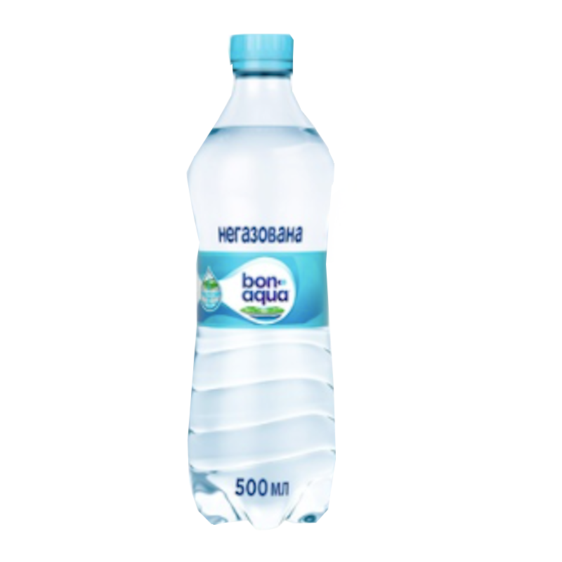 Вода питна BONAQUA, негазована, 0,5л